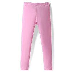 Pine Kids Cotton Knit Full Length Leggings With Floral Print Pack Of 2 - Purple & Pink