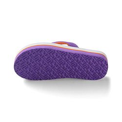 Pine Kids Slip On Floral Printed Flip Flops - Purple