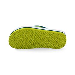 Pine Kids Slip On Flip Flops with Beach Theme Print - Blue