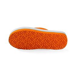 Pine Kids Slip On Flip Flops with Beach Theme Print - White & Blue