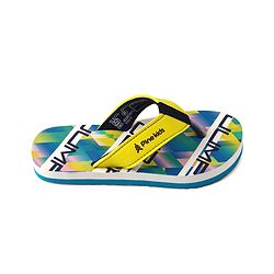 Pine Kids Slip On Flip Flops with Text Print - Blue