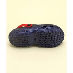 Pine Kids Solid Color Back Strap Closure Clogs - Navy Blue