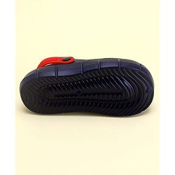 Pine Kids Solid Color Back Strap Closure Clogs - Navy Blue