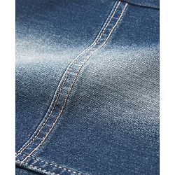 Pine Kids Denim Woven Full Length Cut & Sew Washed Jeans - Blue