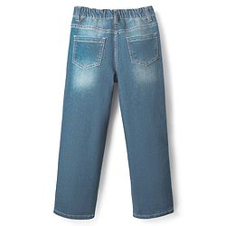 Pine Kids Denim Woven Full Length Cut & Sew Washed Jeans - Blue