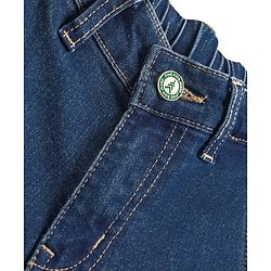 Pine Kids Denim Woven Full Length Cut & Sew Washed Jeans - Blue