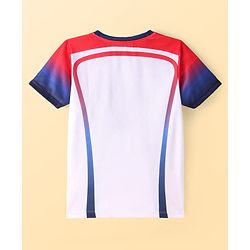 Pine Active Knitted Half Sleeves Football T-Shirt - White
