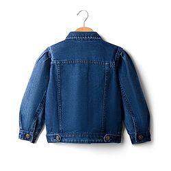 Pine Kids Cotton Woven Full Sleeves Solid Denim Jacket - Blue