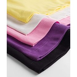 Pine Kids Cotton Knit Half Sleeves T-Shirts with Text Print Pack of 5 - Multicolor