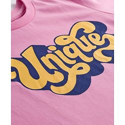 Pine Kids Cotton Knit Half Sleeves T-Shirt With Text Print Pack Of 3 - Yellow Navy Blue & Pink