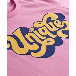 Pine Kids Cotton Knit Half Sleeves T-Shirt With Text Print Pack Of 3 - Yellow Navy Blue & Pink