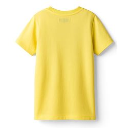 Pine Kids Cotton Knit Half Sleeves T-Shirt With Text Print Pack Of 3 - Yellow Navy Blue & Pink