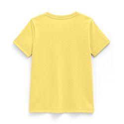 Pine Kids Cotton Knit Half Sleeves T-Shirts with Text Print Pack of 3 - Yellow Red & Purple