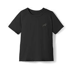 Pine Active Knit Half Raglan Sleeves Solid Color T-Shirts Pack of 3 - Black Blue & Neon Green