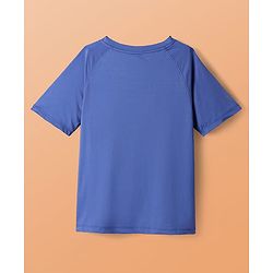Pine Active Knit Half Raglan Sleeves Solid Color T-Shirts Pack of 3 - White Blue & Red