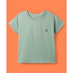 Pine Active Knit Half Sleeves Solid Color T-Shirts Pack of 3 - Multicolor