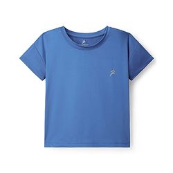 Pine Active Knit Half Sleeves Solid Color T-Shirts Pack of 3 - Light Blue & Blue