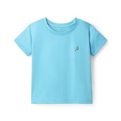 Pine Active Knit Half Sleeves Solid Color T-Shirts Pack of 3 - Light Blue & Blue