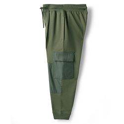 Pine Kids Knit Full Length Solid Color Lounge Pants  - Olive Green