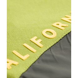 Pine Kids Knit Full Length Cut & Sew Lounge Pant with Text Print - Olive Green