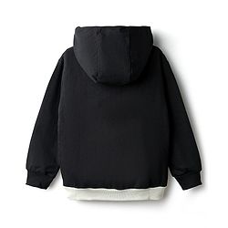 Pine Kids Cotton Knit Full Sleeves Hooded Sweatshirt With So What Print & Kangaroo Pockets - Black & Green
