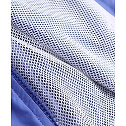 Pine Active Woven Full Sleeves Ultra Comfort Lightweight Windbreaker Athleisure Colour Block Hooded Jacket - Blue
