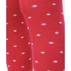 Pine Kids Knit Printed Tights - Navy Blue