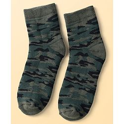 Pine Kids Knit Ankle Length Silvadur Antimicrobial Socks with Stripes & Airplane Design Pack of 3 - Color May Vary