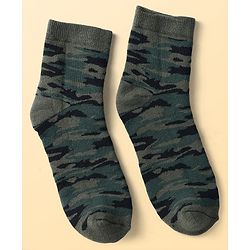 Pine Kids Knit Ankle Length Silvadur Antimicrobial Socks with Stripes & Airplane Design Pack of 3 - Color May Vary