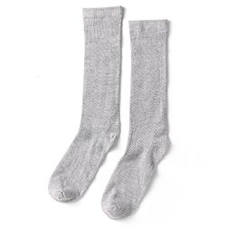 Pine Kids Cotton Knit Knee Length Solid Colour Socks Pack Of 3 (Colour May Vary)