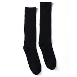 Pine Kids Cotton Knit Knee Length Solid Colour Socks Pack Of 3 (Colour May Vary)