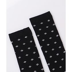 Pine Kids Cotton Knit Knee Length Designed Socks Pack Of 3 (Colour May Vary)