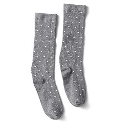 Pine Kids Knit Set of Socks with Polka Dot Design Pack Of 3 (Colour May Vary)