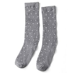 Pine Kids Knit Set of Socks with Polka Dot Design Pack Of 3 (Colour May Vary)