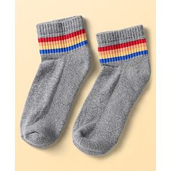 Pine Kids Cotton Knit Ankle Length Socks Pack Of 5 (Colour May Vary)