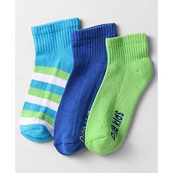 Pine Kids Cotton Knit Ankle Length Designed Socks Pack Of 3 (Colour May Vary)