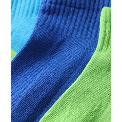 Pine Kids Cotton Knit Ankle Length Designed Socks Pack Of 3 (Colour May Vary)