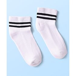 Pine Kids Knit Ankle Length Socks with Stripe Design Pack of 5 - Color May Vary