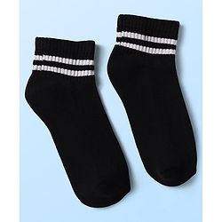 Pine Kids Knit Ankle Length Socks with Stripe Design Pack of 5 - Color May Vary