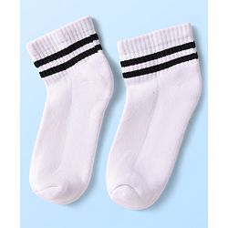 Pine Kids Knit Ankle Length Socks with Stripe Design Pack of 5 - Color May Vary