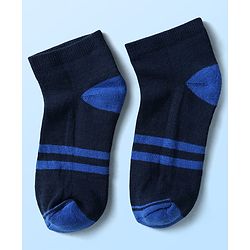 Pine Kids Knit Ankle Length Socks with Stripe Design Pack of 5 - Color May Vary