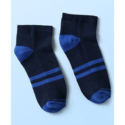 Pine Kids Knit Ankle Length Socks with Stripe Design Pack of 5 - Color May Vary