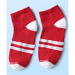 Pine Kids Knit Ankle Length Socks with Stripe Design Pack of 5 - Color May Vary
