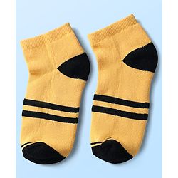 Pine Kids Knit Ankle Length Socks with Stripe Design Pack of 5 - Color May Vary