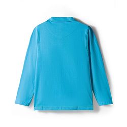 Pine Kids Cotton Knit Full Sleeves Polo Neck T-Shirt With Champion Text Print - Yellow & Light Blue
