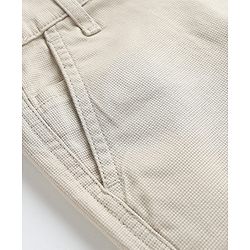 Pine Kids Cotton Woven Full Length Solid Color Trousers - Beige