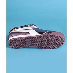 Pine Kids Velcro Closure Casual Shoes with Stripes - Lavender