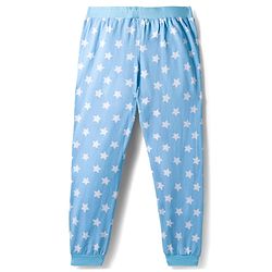Pine Kids Marvel Single Jersey Knit Full Sleeves Night Suit With Captain America Print - Light Blue