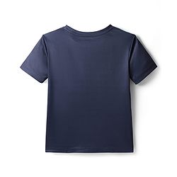 Pine Active Half Sleeves T-Shirt with Abstract Print - Grey