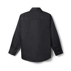 Pine Kids Cotton Woven Full Sleeves Solid Color Party Shirt - Black